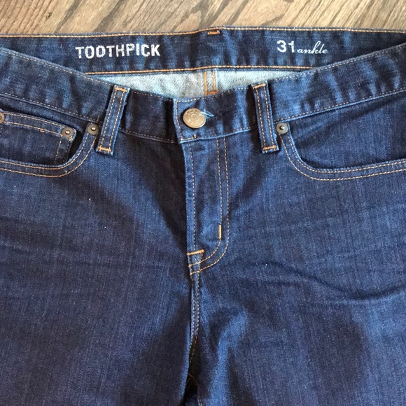 J Crew Toothpick Ankle Jeans - Picture 2 of 4
